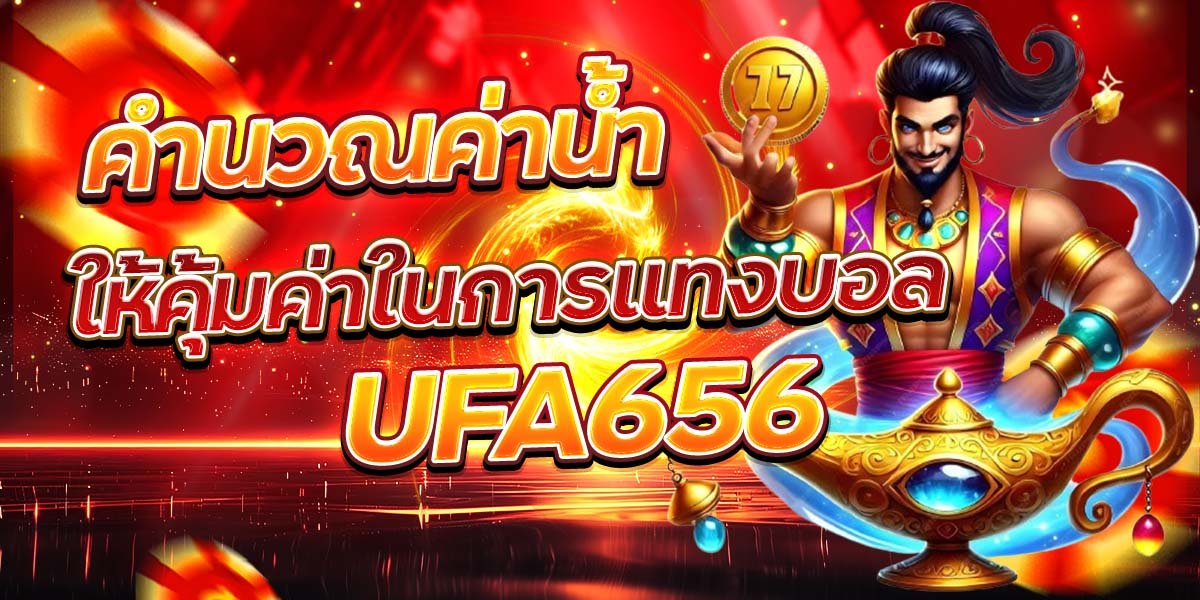 คำนวณค่าน้ำให้คุ้มค่าในการแทงบอล UFA656